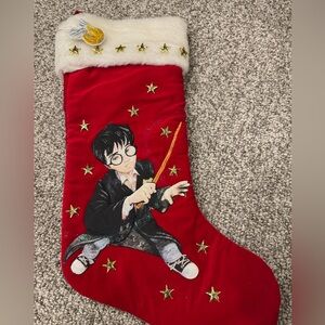 Warner Bros. Harry Potter Stocking with Red and White Accents